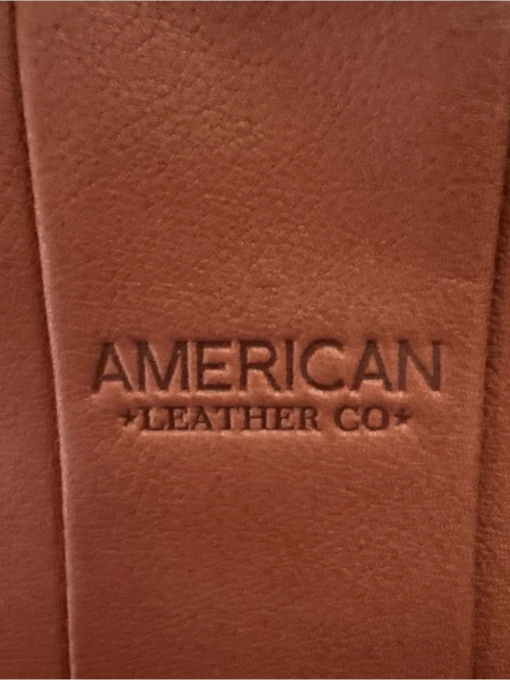 American Leather Co. Denise Mini Backpack Brown Genuine Leather Adjustable Strap